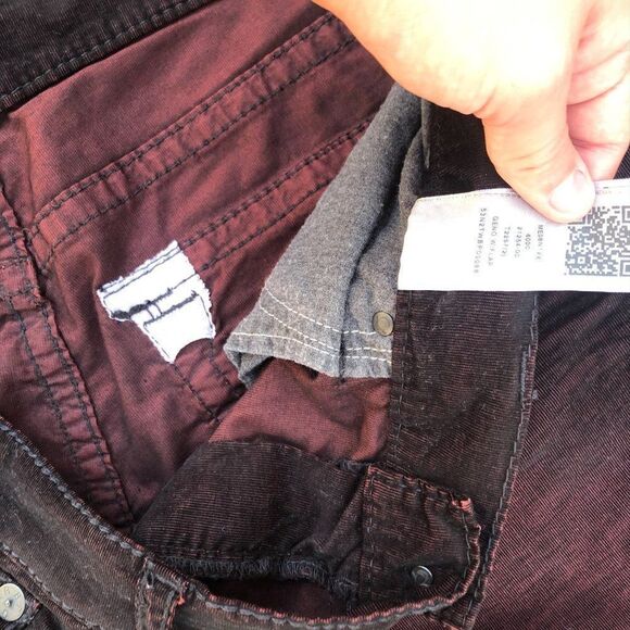 Rare true religion jeans size 42 GENO FLAP T red/Black - Picture 13 of 15